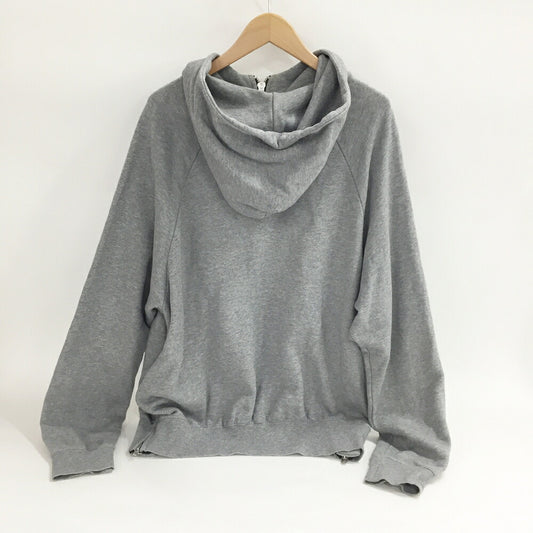 FEAR OF GOD FOG Half Zip Hoodie Side Zip Gray Size S