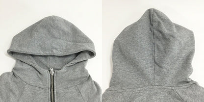 FEAR OF GOD FOG Half Zip Hoodie Side Zip Gray Size S