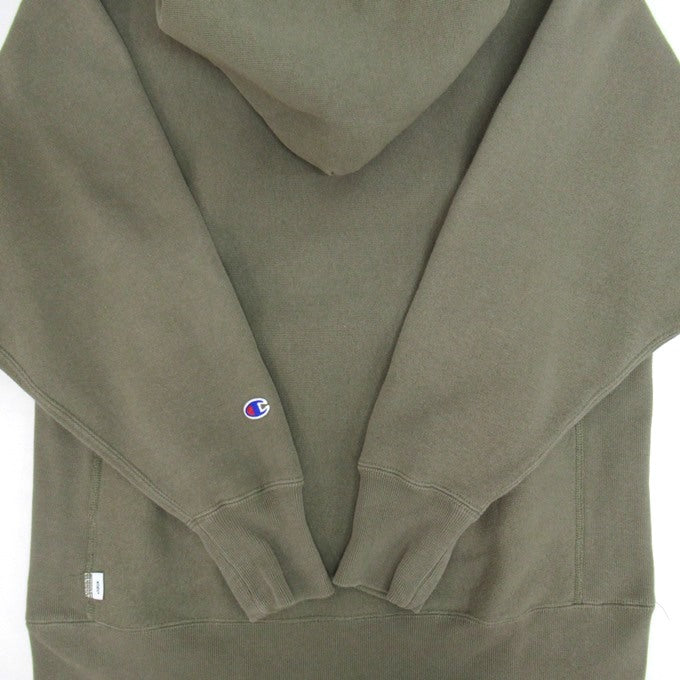 WTAPS x Champion Reverse Weave Pullover Hoodie Green Size S