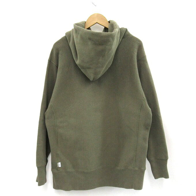 WTAPS x Champion Reverse Weave Pullover Hoodie Green Size S