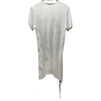 KMRii Y2K Butterfly Glitter Print T-Shirt White Size 2