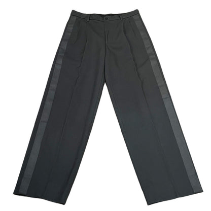 ISSEY MIYAKE MEN Archive Side Line 2-Tuck Pants Green Size 4