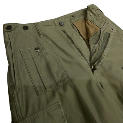 Vintage Nigel Cabourn Cotton Army Cargo Pants Khaki Size 32