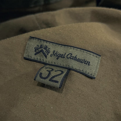 Vintage Nigel Cabourn Cotton Army Cargo Pants Khaki Size 32