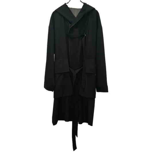 The Viridi-anne 18AW Wool Gabardine Belted Long Coat Size 2