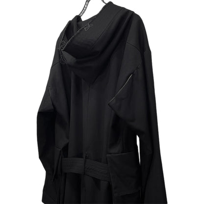 The Viridi-anne 18AW Wool Gabardine Belted Long Coat Size 2