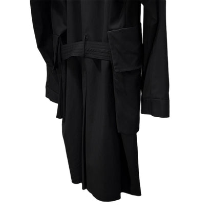 The Viridi-anne 18AW Wool Gabardine Belted Long Coat Size 2