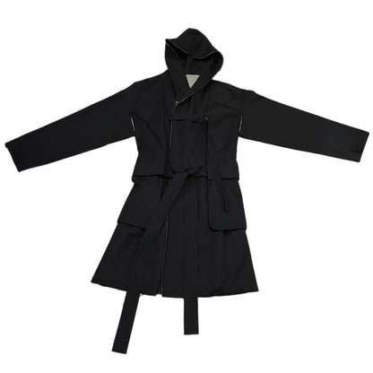 The Viridi-anne 18AW Wool Gabardine Belted Long Coat Size 2
