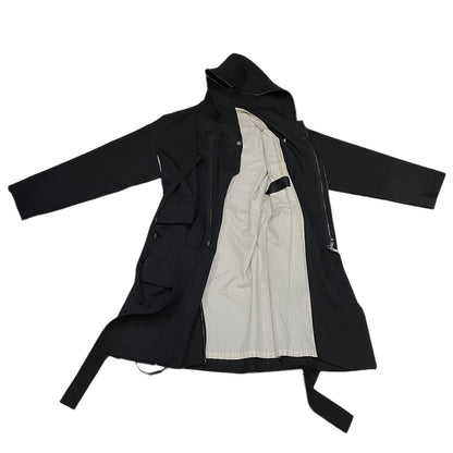 The Viridi-anne 18AW Wool Gabardine Belted Long Coat Size 2