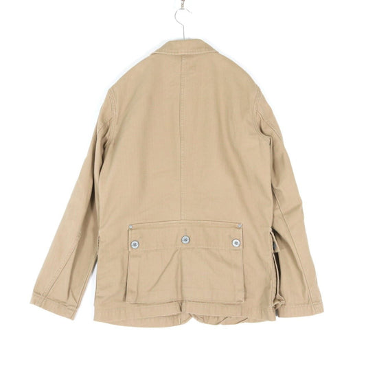 NIGEL CABOURN Army Blazer Cotton Jacket Beige SS Size 44