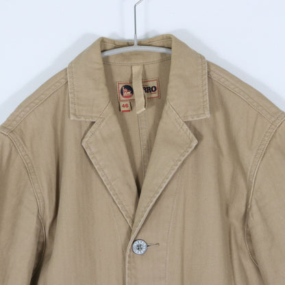 NIGEL CABOURN Army Blazer Cotton Jacket Beige SS Size 44