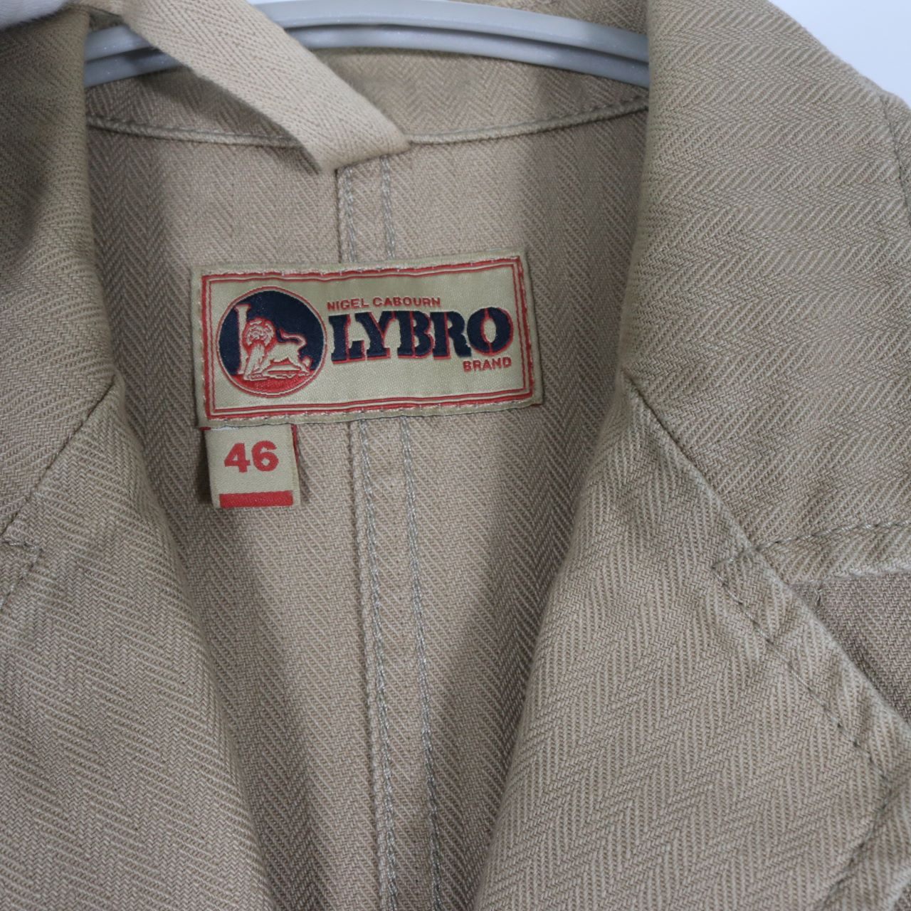 NIGEL CABOURN Army Blazer Cotton Jacket Beige SS Size 44