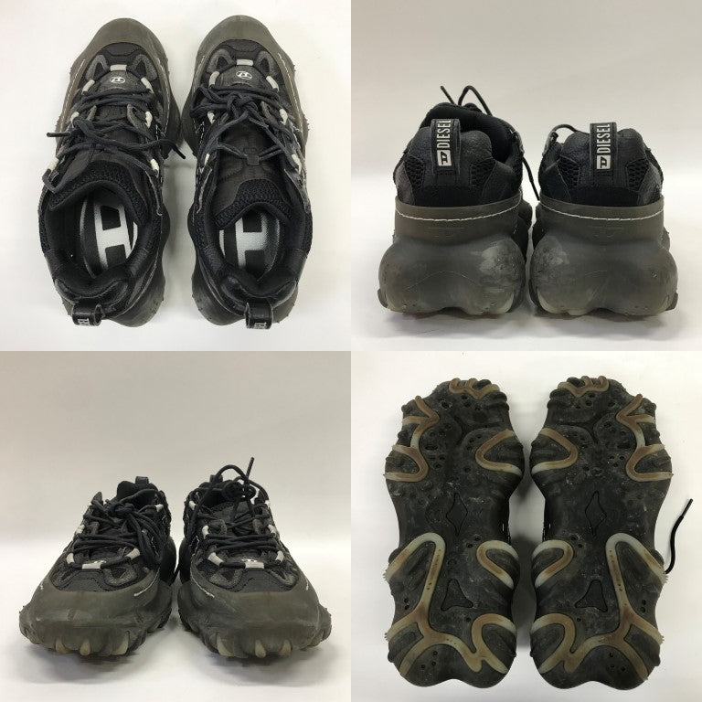 DIESEL S-Prototype P1 Black Sneakers Size 27.0