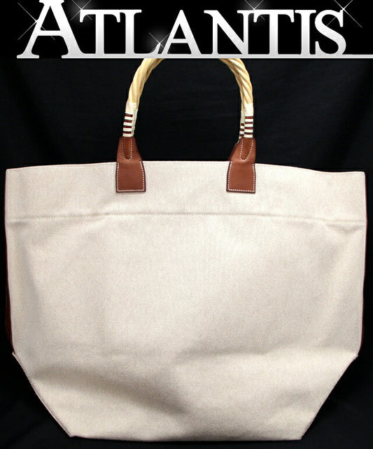 HERMES Steeple Toile H Large Tote Bag Size ONE SIZE