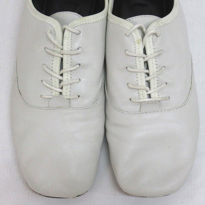 LOEWE Soft Derby Flat Shoes White Sneakers Size 37