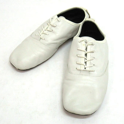 LOEWE Soft Derby Flat Shoes White Sneakers Size 37