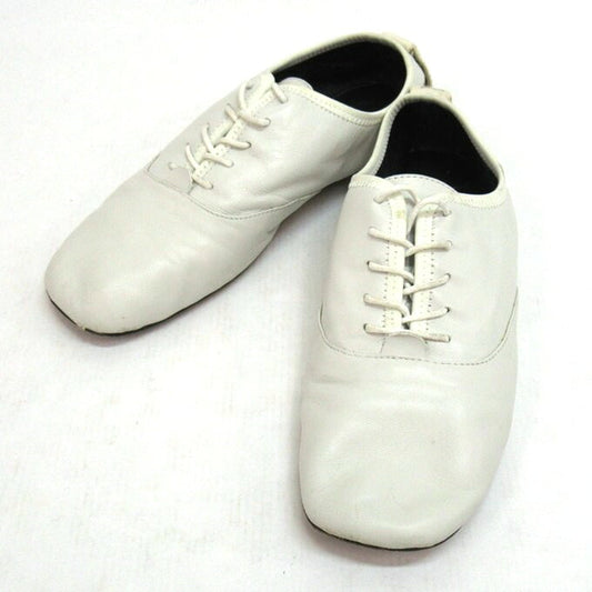 LOEWE Soft Derby Flat Shoes White Sneakers Size 37