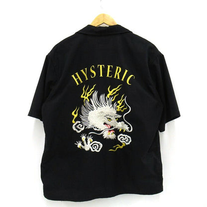 HYSTERIC GLAMOUR Dragon Embroidery Shirt Black Size L