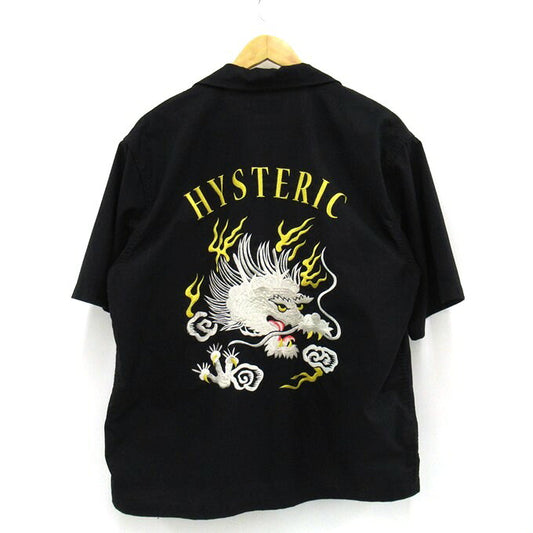 HYSTERIC GLAMOUR Dragon Embroidery Shirt Black Size L