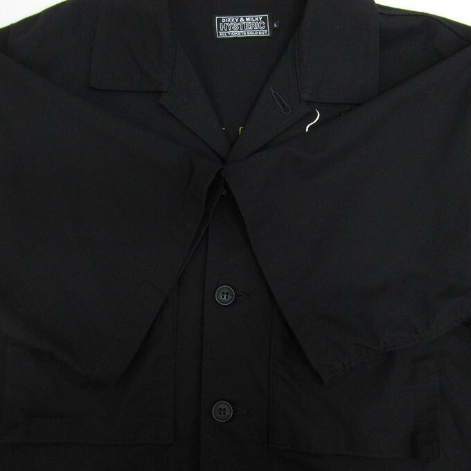 HYSTERIC GLAMOUR Dragon Embroidery Shirt Black Size L