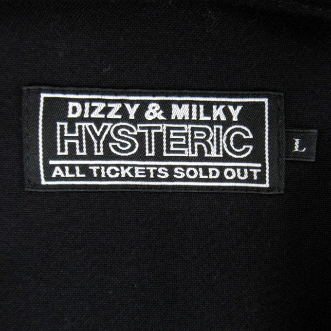 HYSTERIC GLAMOUR Dragon Embroidery Shirt Black Size L
