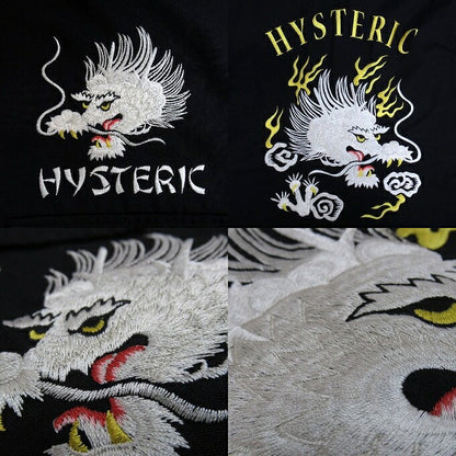 HYSTERIC GLAMOUR Dragon Embroidery Shirt Black Size L