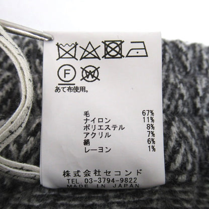 m's braque Silk Blend Wide Easy Pants Gray Size F