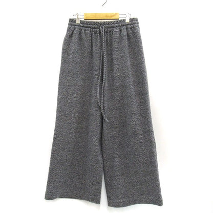 m's braque Silk Blend Wide Easy Pants Gray Size F