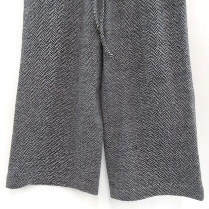 m's braque Silk Blend Wide Easy Pants Gray Size F