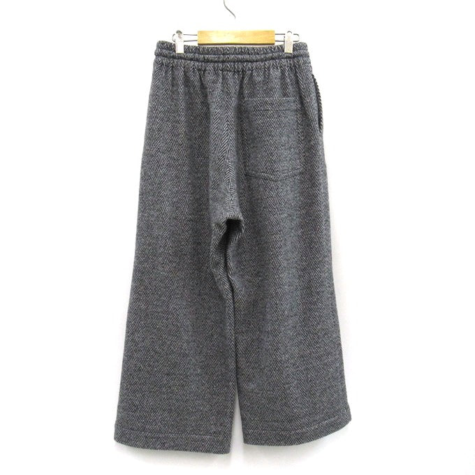 m's braque Silk Blend Wide Easy Pants Gray Size F