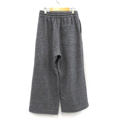 m's braque Silk Blend Wide Easy Pants Gray Size F