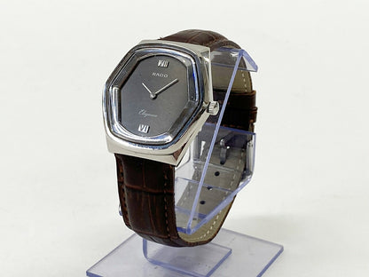 RADO 70s Elegance Brown Silver Watch Size ONE SIZE