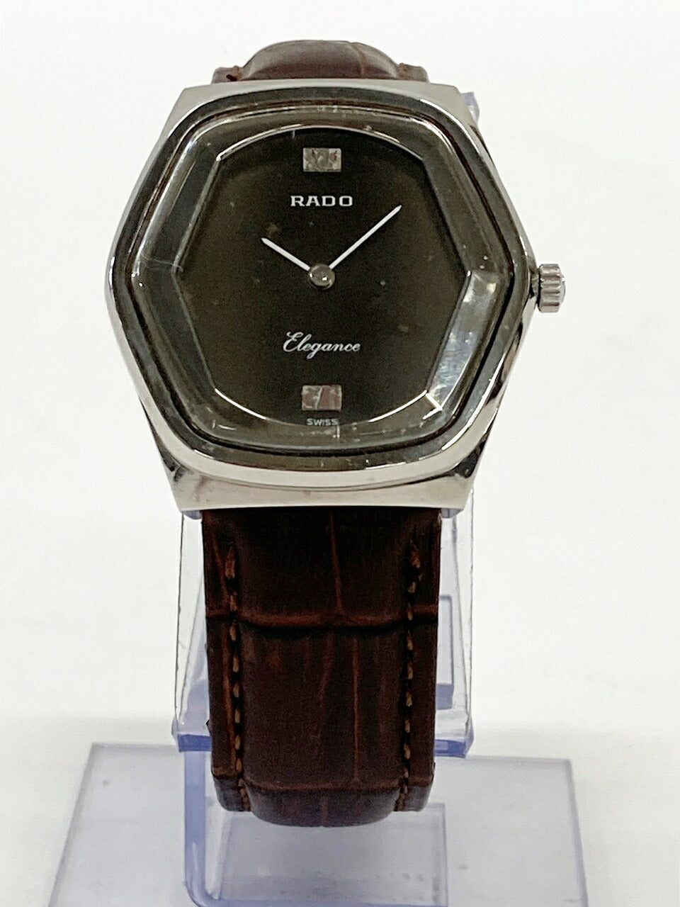 RADO 70s Elegance Brown Silver Watch Size ONE SIZE
