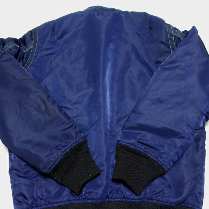 DIESEL Denim Paneled Blouson Navy Size S
