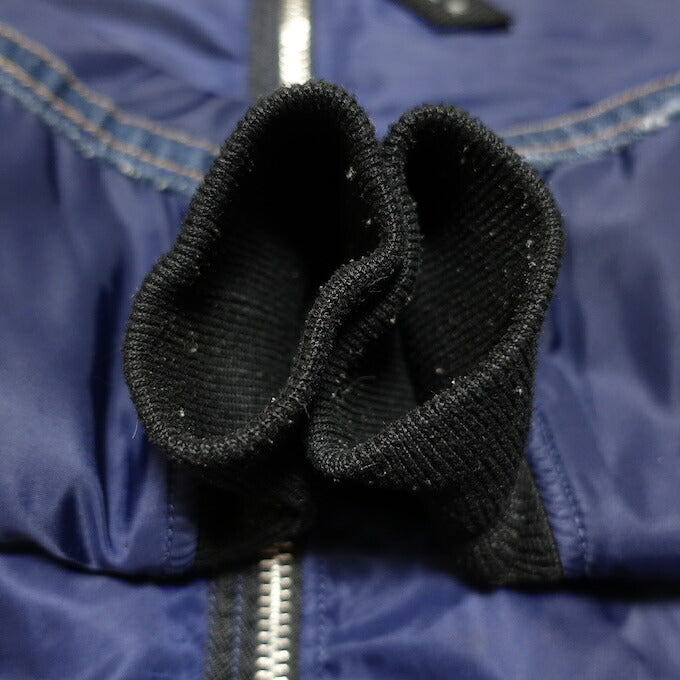 DIESEL Denim Paneled Blouson Navy Size S