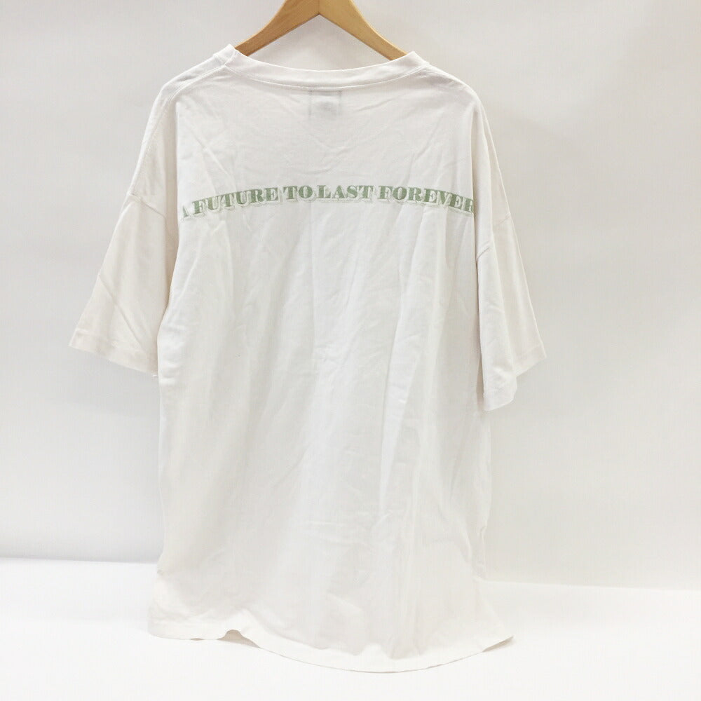 SAINT MICHAEL Money Print T-Shirt White Size XXL