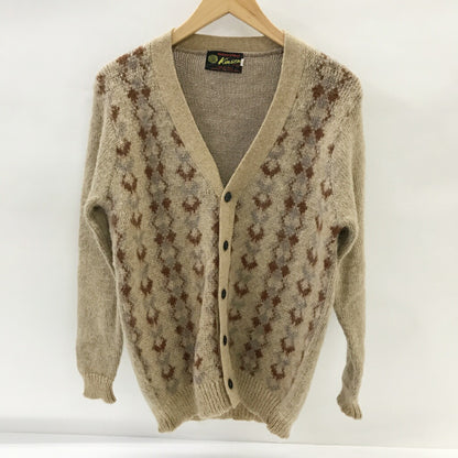 Kinson 60s Mohair Knit Cardigan Beige Size 34