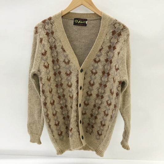 Kinson 60s Mohair Knit Cardigan Beige Size 34