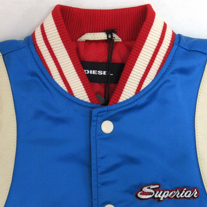 DIESEL L-HARU Tricolor Bomber Jacket Multi Size XS