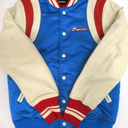 DIESEL L-HARU Tricolor Bomber Jacket Multi Size XS