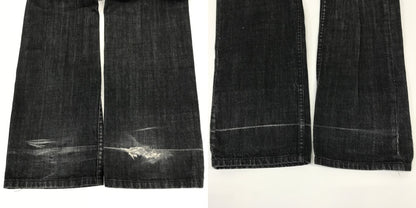 Y-3 K0M001 Denim Jeans Black Size 32