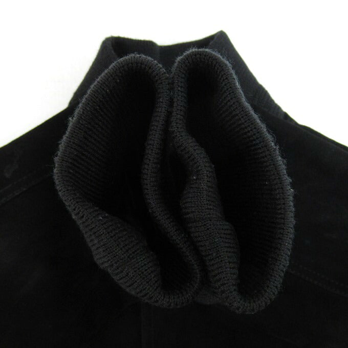Cushman A-1 Goatskin Suede Jacket Black Size L