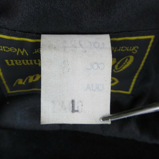 Cushman A-1 Goatskin Suede Jacket Black Size L