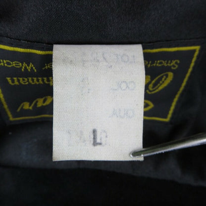 Cushman A-1 Goatskin Suede Jacket Black Size L
