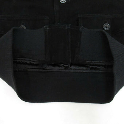 Cushman A-1 Goatskin Suede Jacket Black Size L