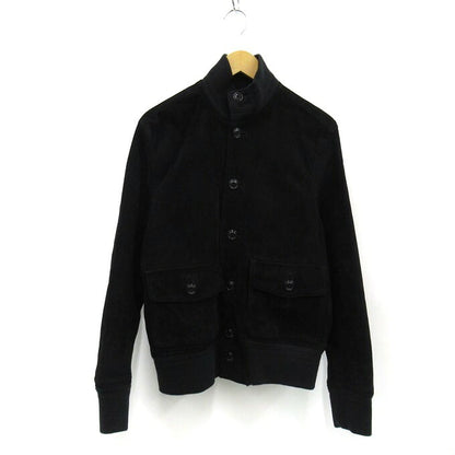 Cushman A-1 Goatskin Suede Jacket Black Size L