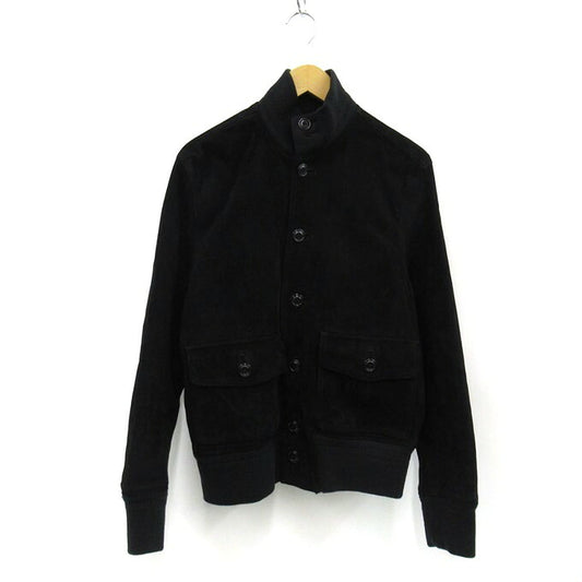 Cushman A-1 Goatskin Suede Jacket Black Size L
