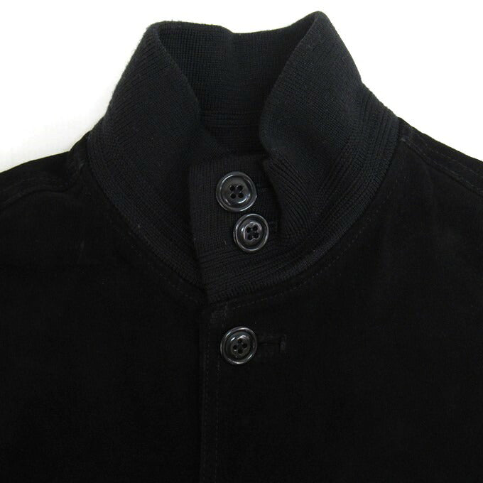 Cushman A-1 Goatskin Suede Jacket Black Size L