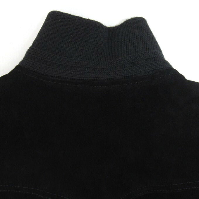 Cushman A-1 Goatskin Suede Jacket Black Size L