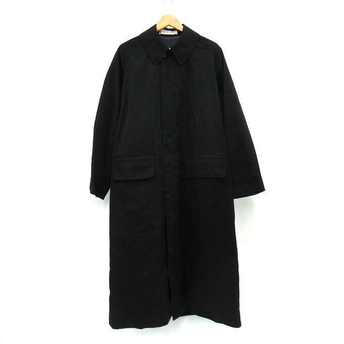 NICENESS 21SS RIDE Balmacaan Coat Black Size M